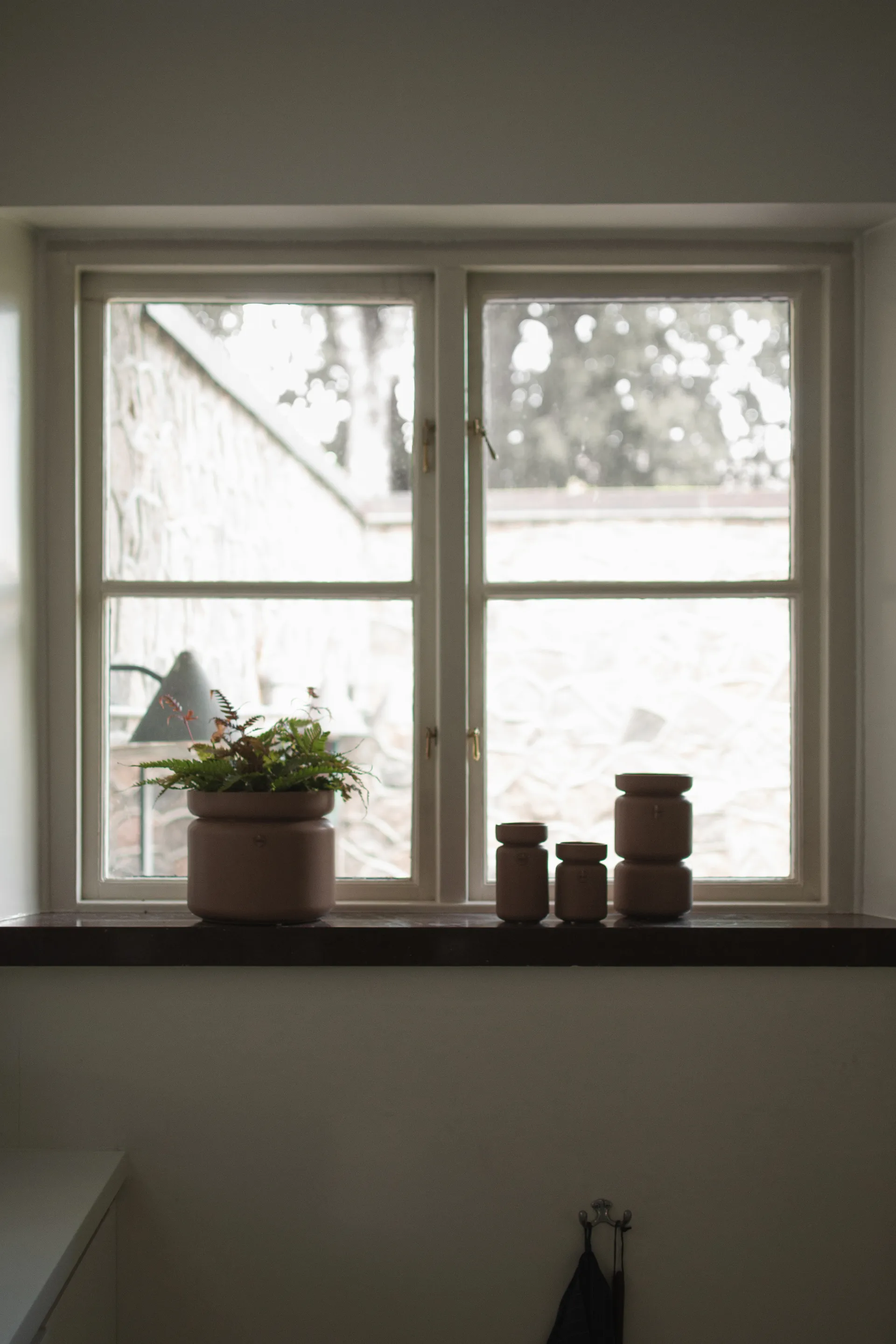 Neck krukke, Nougat, Ø12x22,5 cm DBKD