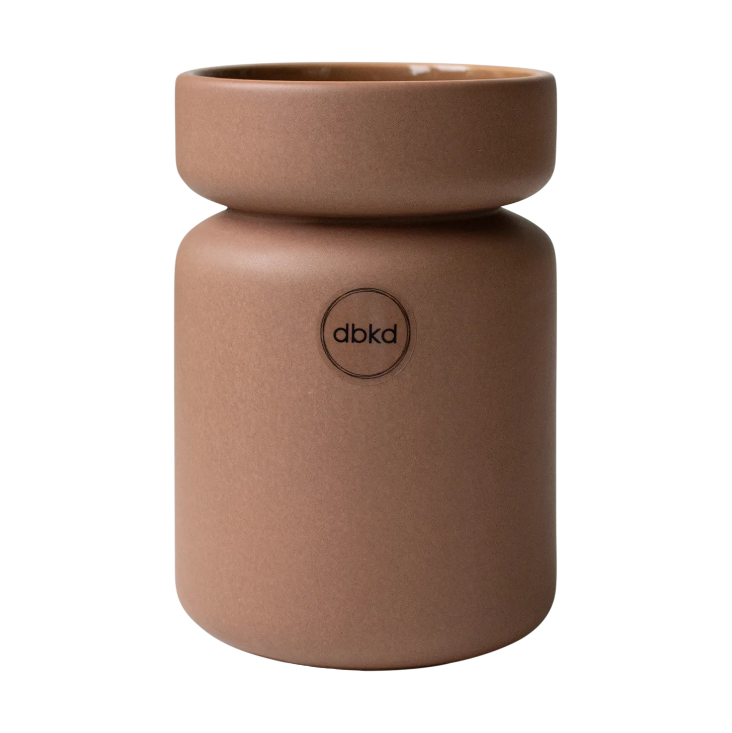 Neck krukke, Nougat, Ø8x12 cm DBKD
