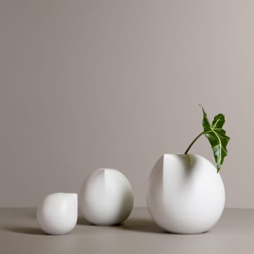 Nib vase hvit - liten - DBKD