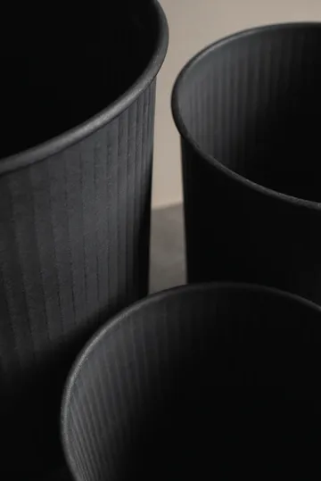 Out stripe krukke 3 deler - Svart - DBKD