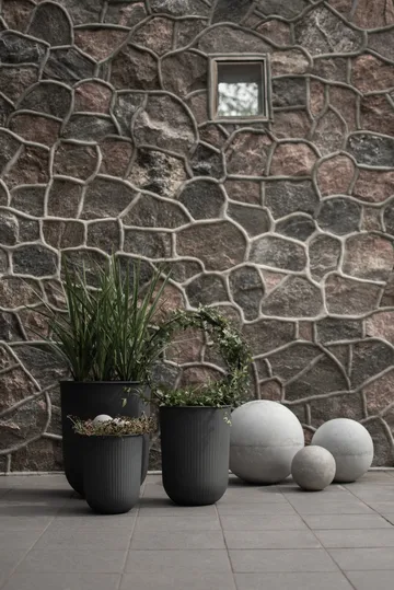 Out stripe krukke 3 deler - Svart - DBKD