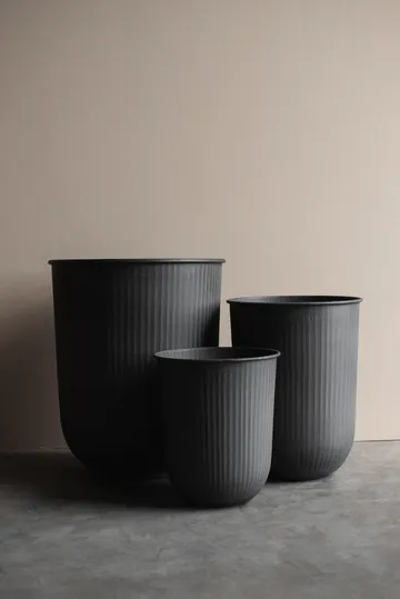 Out stripe krukke 3 deler - Svart - DBKD