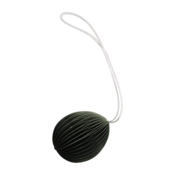 Ovoid påskepynt papir small 4 cm, Moss DBKD