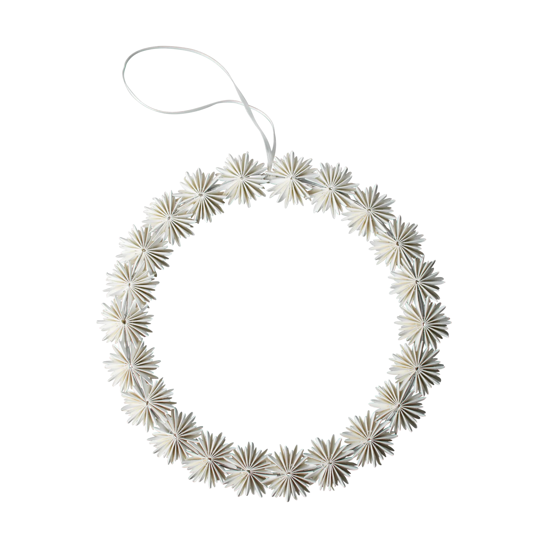 Paper Flake krans juleanheng, White DBKD