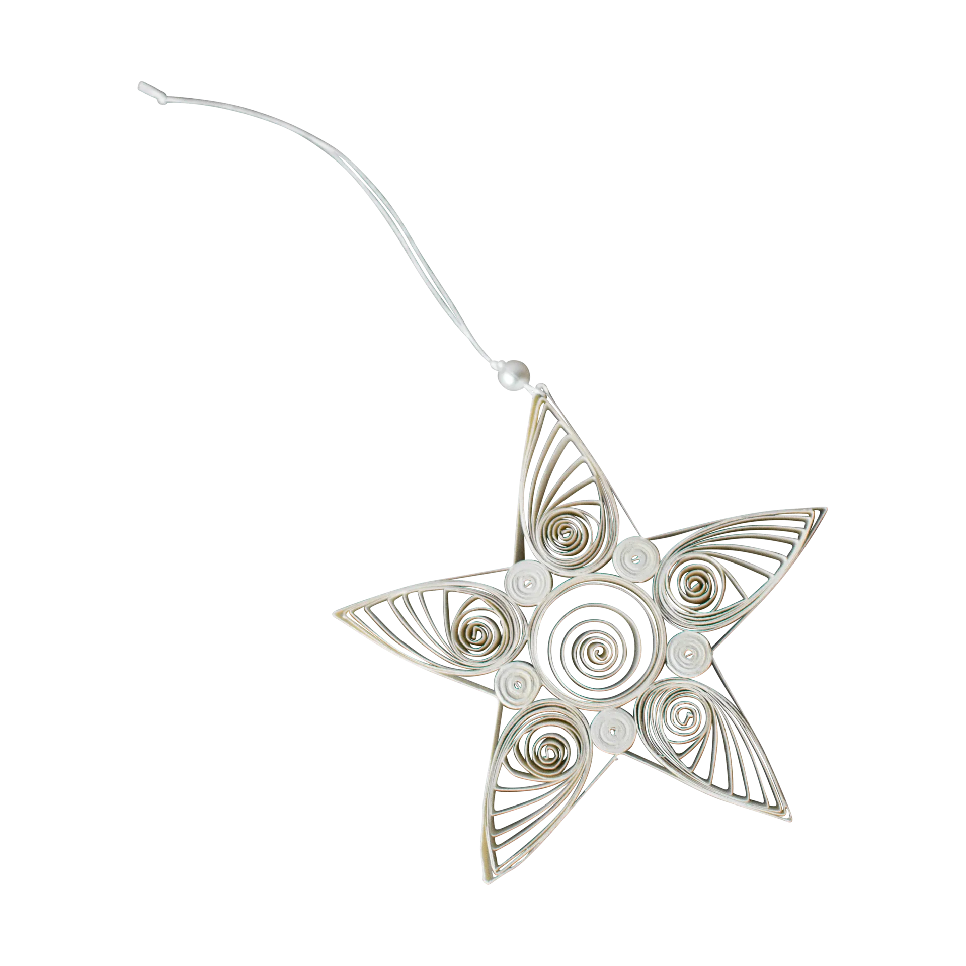 Paper Star juleanheng 10,5 cm, White DBKD