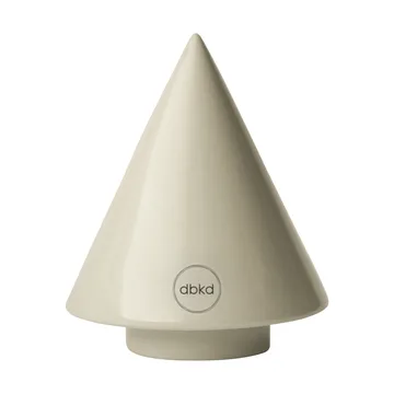 Peak tre dekorasjonsdetalj - Shiny creme, Ø9 cm - DBKD