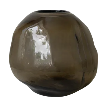 Pebble vase brun - Stor Ø 28 cm - DBKD