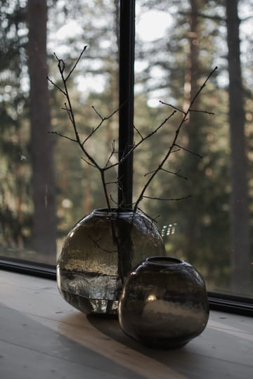 Pebble vase brun - Stor Ø 28 cm - DBKD