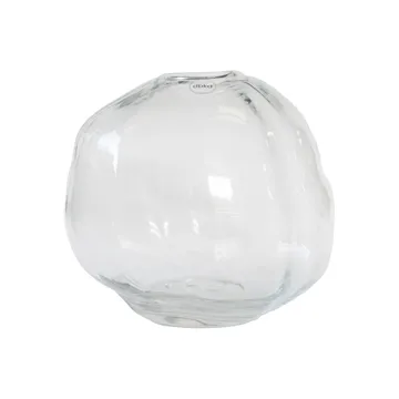 Pebble vase - Transparent, liten Ø20 cm - DBKD