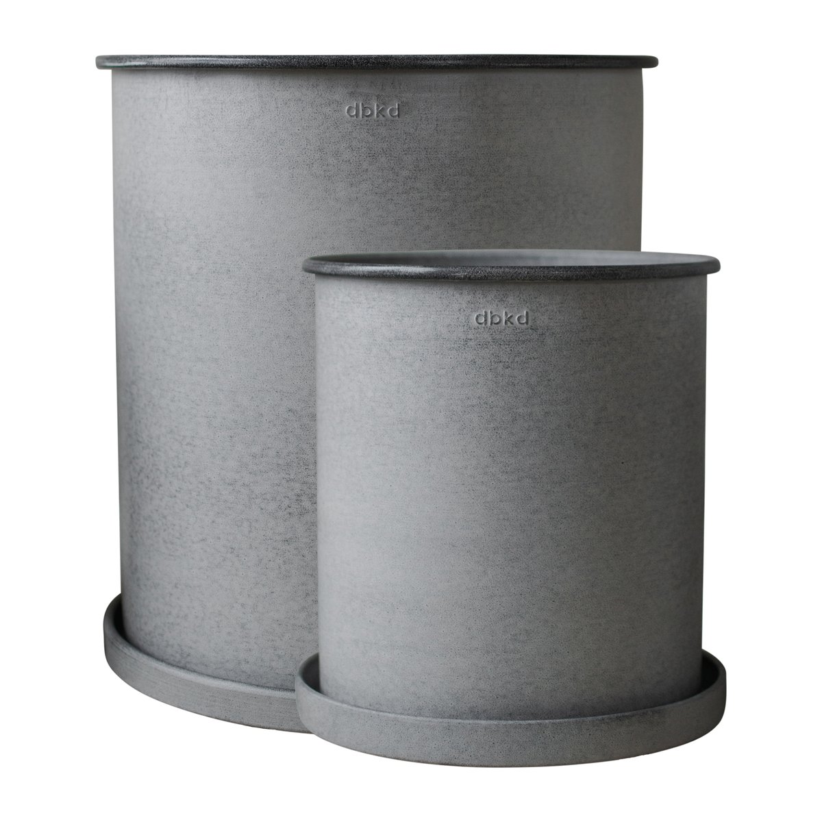 Bilde av DBKD Plant pot krukke 2-pakning Light grey