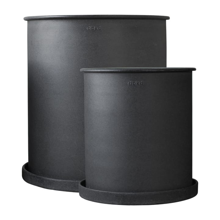 Plant pot krukke 2-pakning - Svart - DBKD