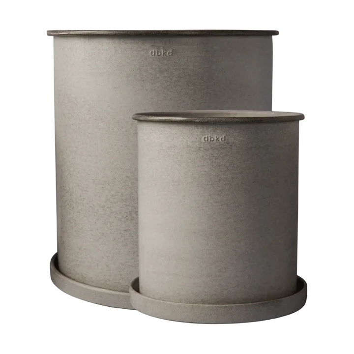 Plant pot krukke large 2-pakning - Beige - DBKD