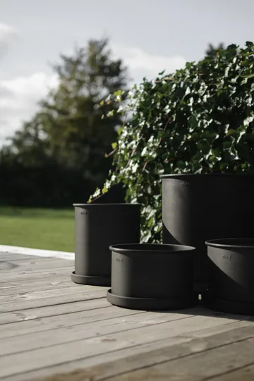 Plant pot krukke large 2-pakning - Svart - DBKD