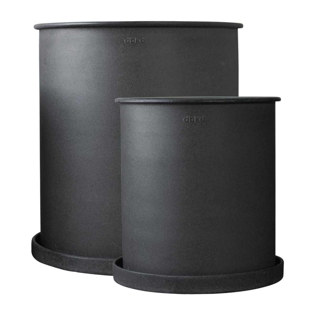Bilde av DBKD Plant pot krukke large 2-pk Svart