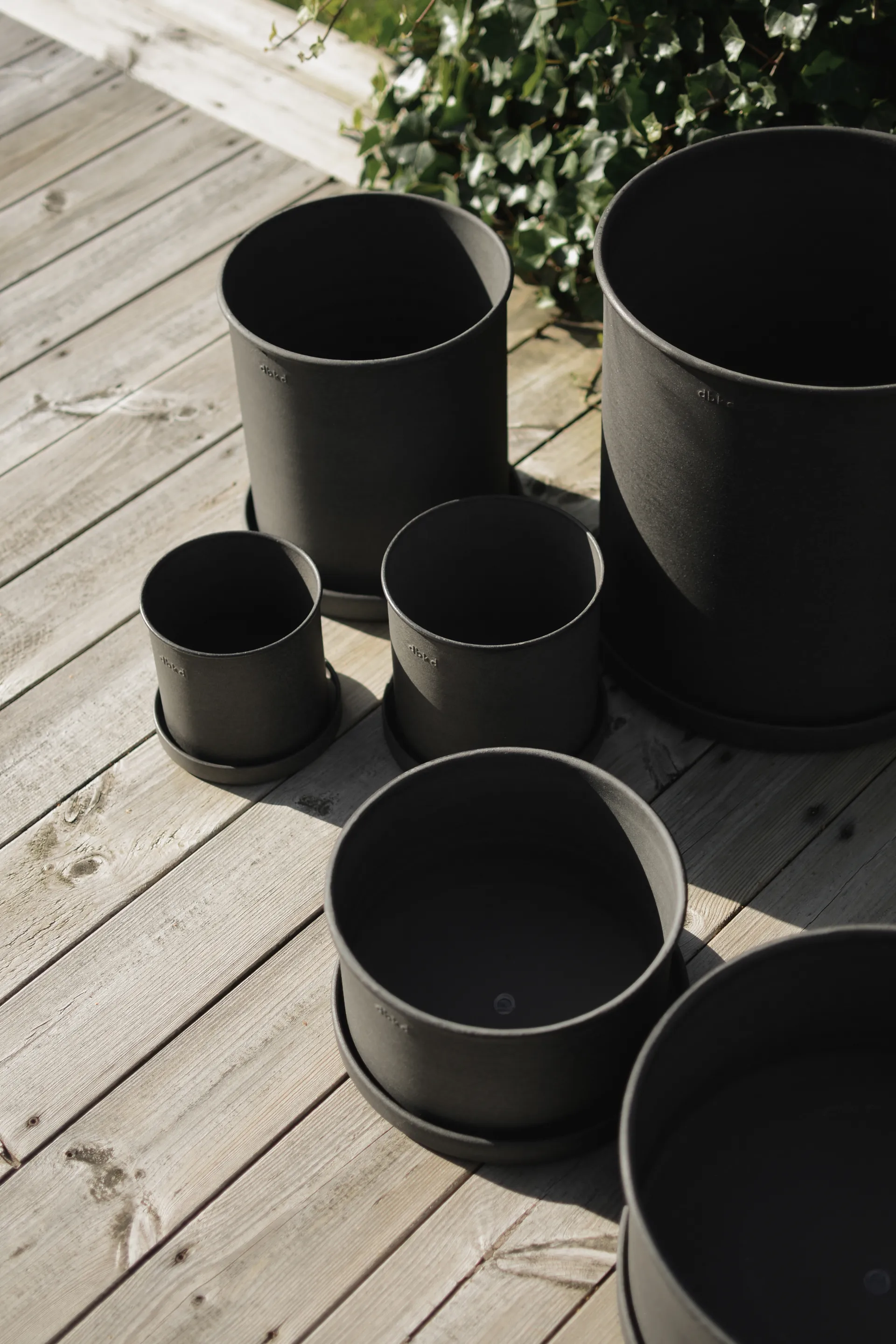 Plant pot krukke small 2-pakning, Black DBKD