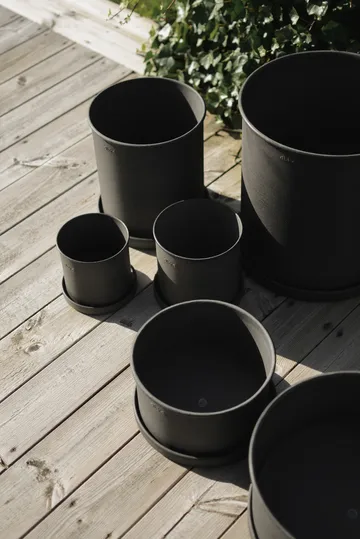 Plant pot krukke small 2-pakning - Black - DBKD