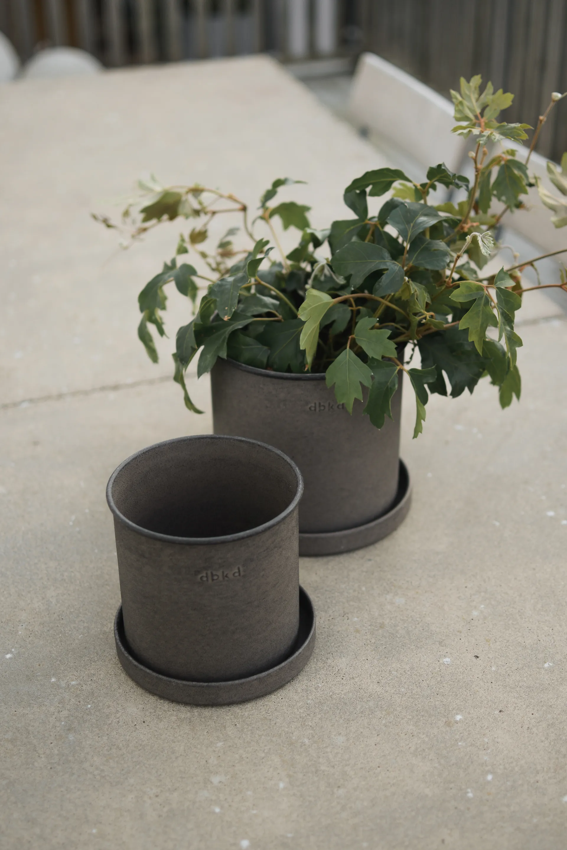 Plant pot krukke small 2-pakning, Brown DBKD