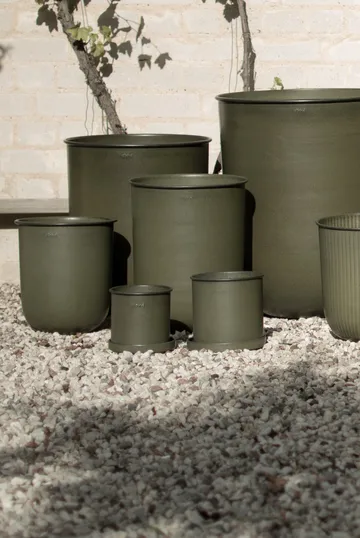 Plant pot krukke small 2-pakning - Green - DBKD