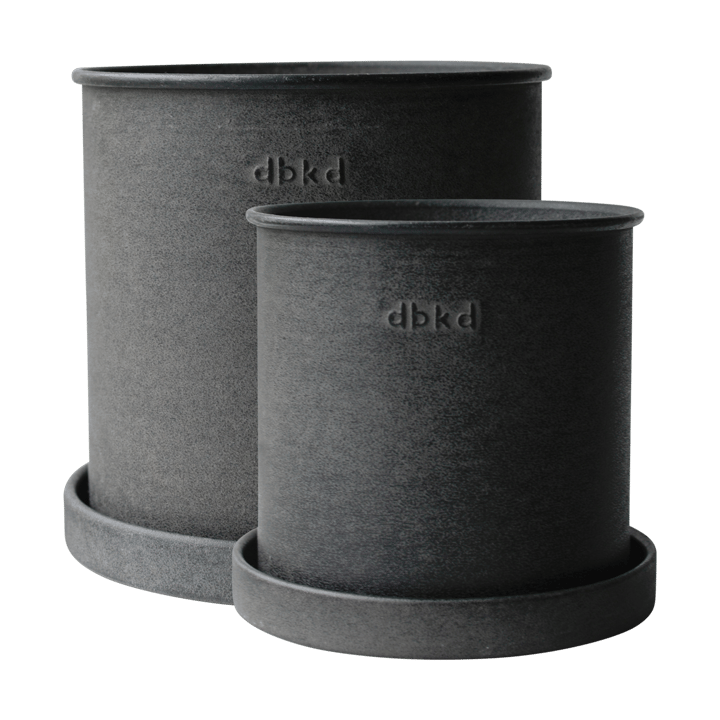 Plant pot krukke small 2-pk - Black - DBKD