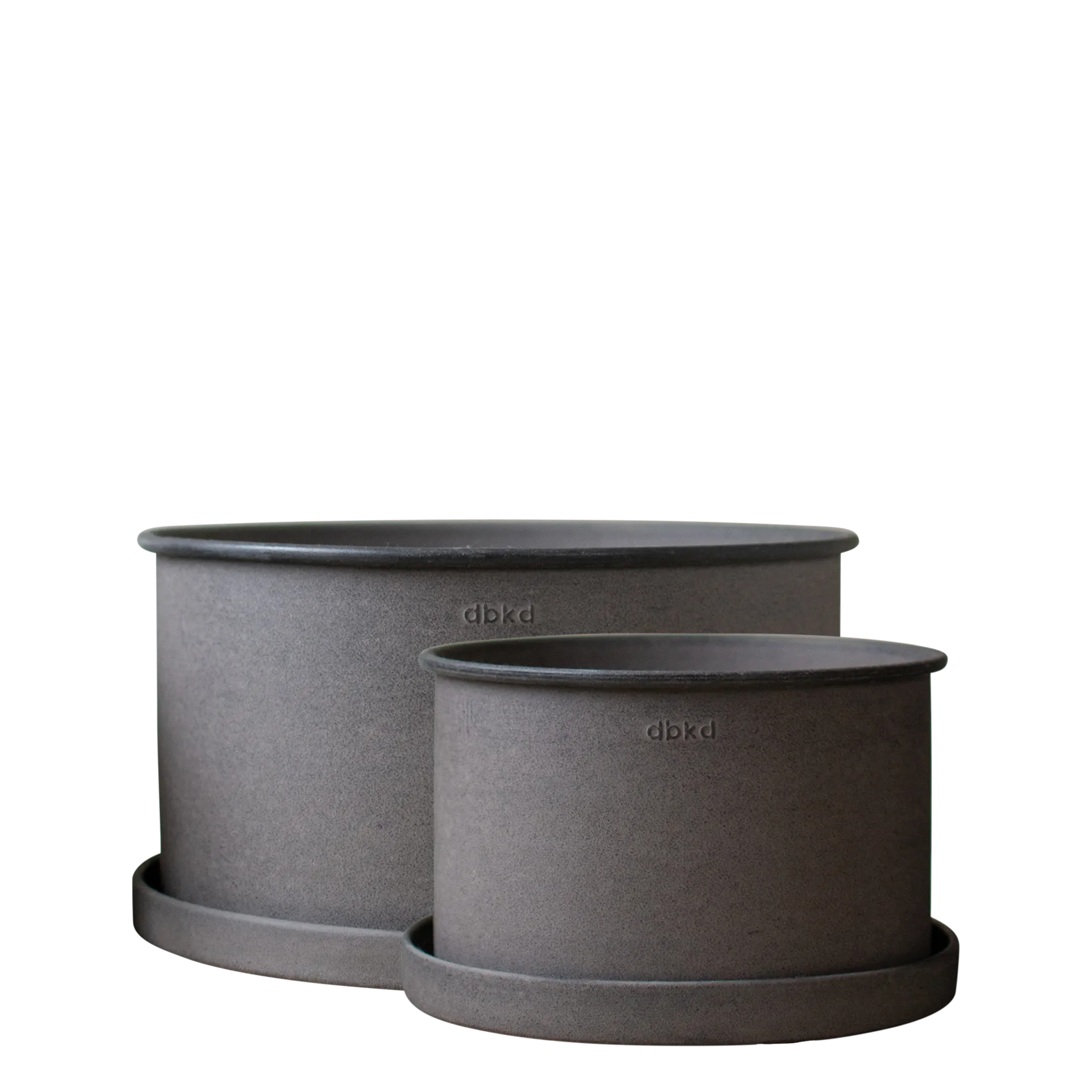 Plant potte med Fat 2-pakning, Brun DBKD