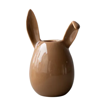 Rabbit lysestake 13 cm - Shiny nougat - DBKD