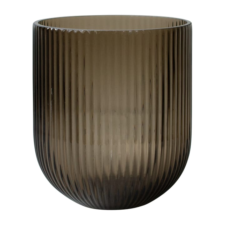 Simple Stripe glassvase brown - Medium - DBKD