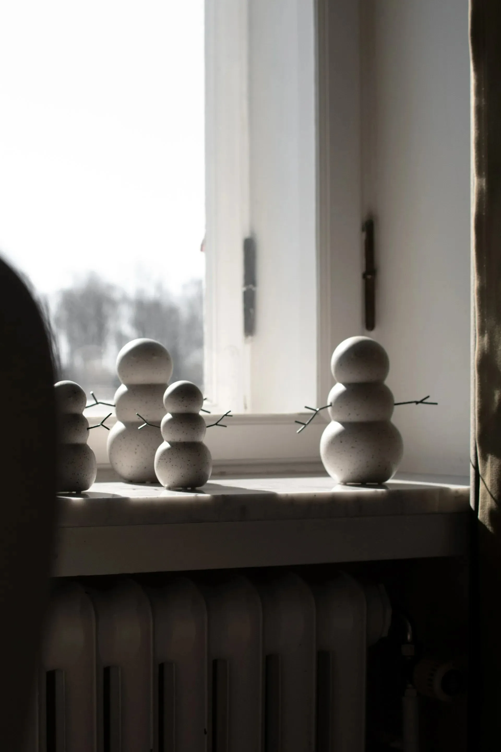 Snowman juledekorasjon 16,5 cm, Mole dot DBKD