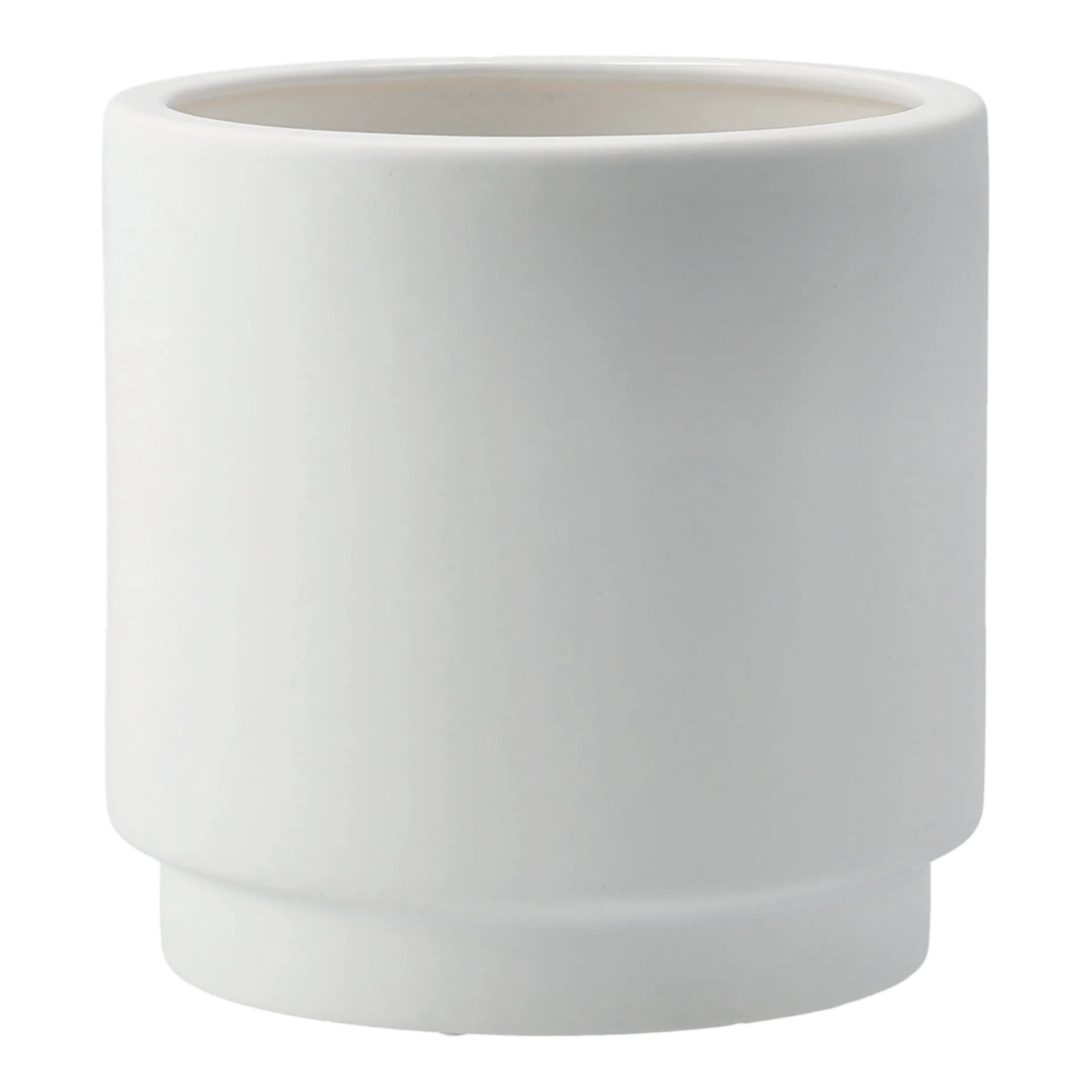 Solid krukke white, Medium ø16 cm DBKD