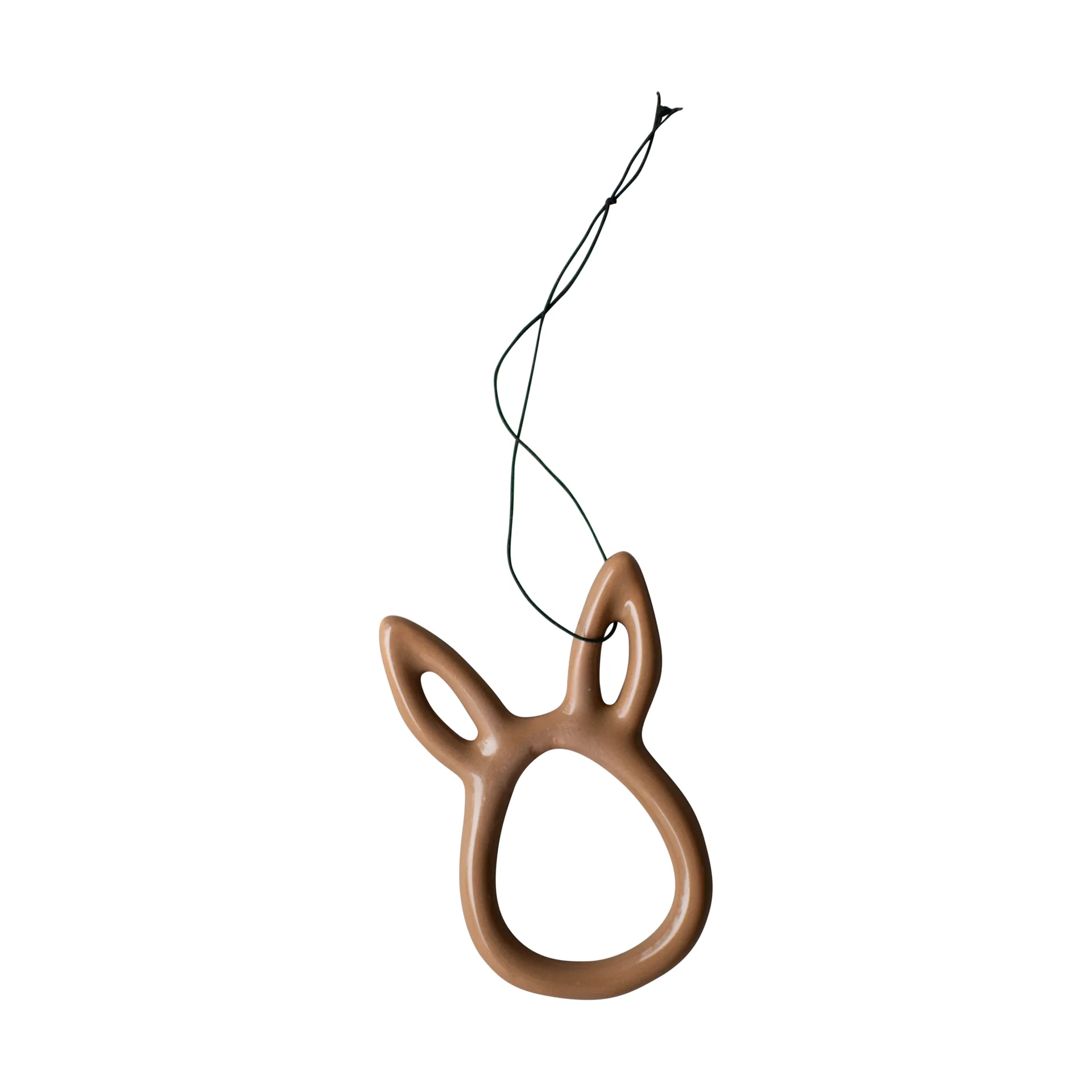 Sprinkle Rabbit påskeanheng 8 cm, Shiny nougat DBKD