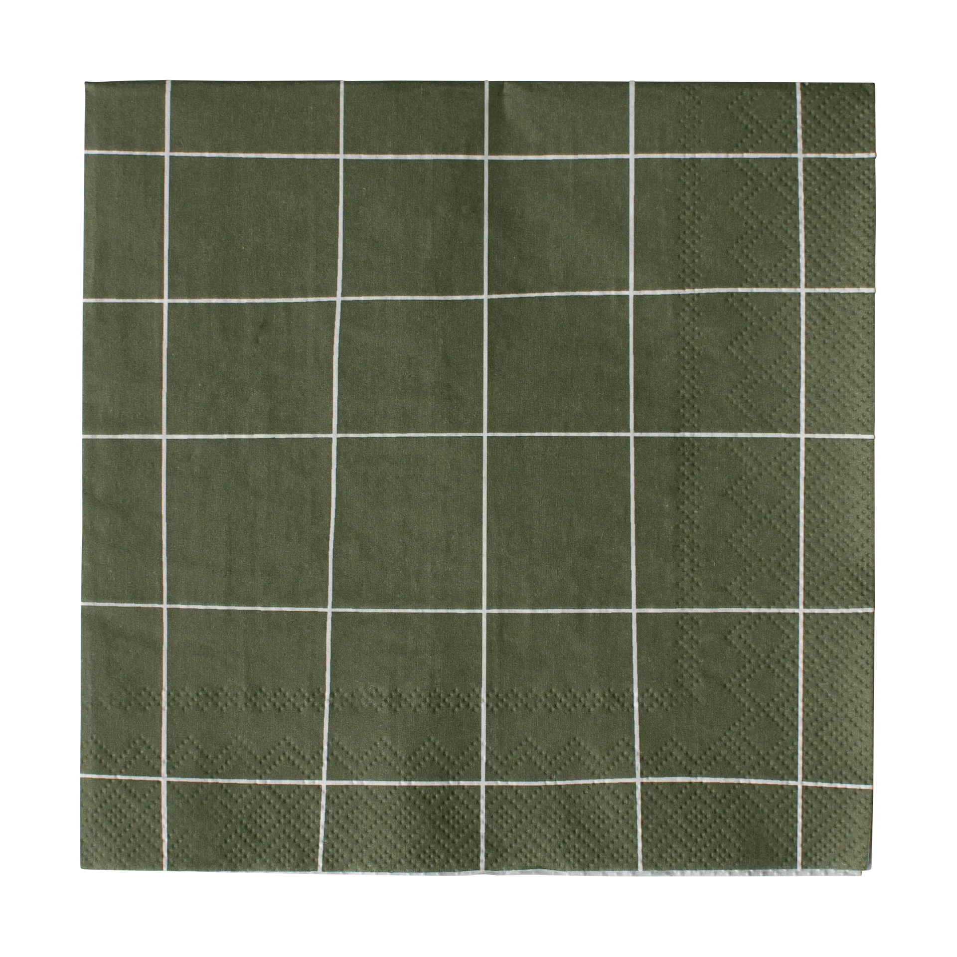 Square papirserviett 33x33 cm 20-pakning, Green DBKD