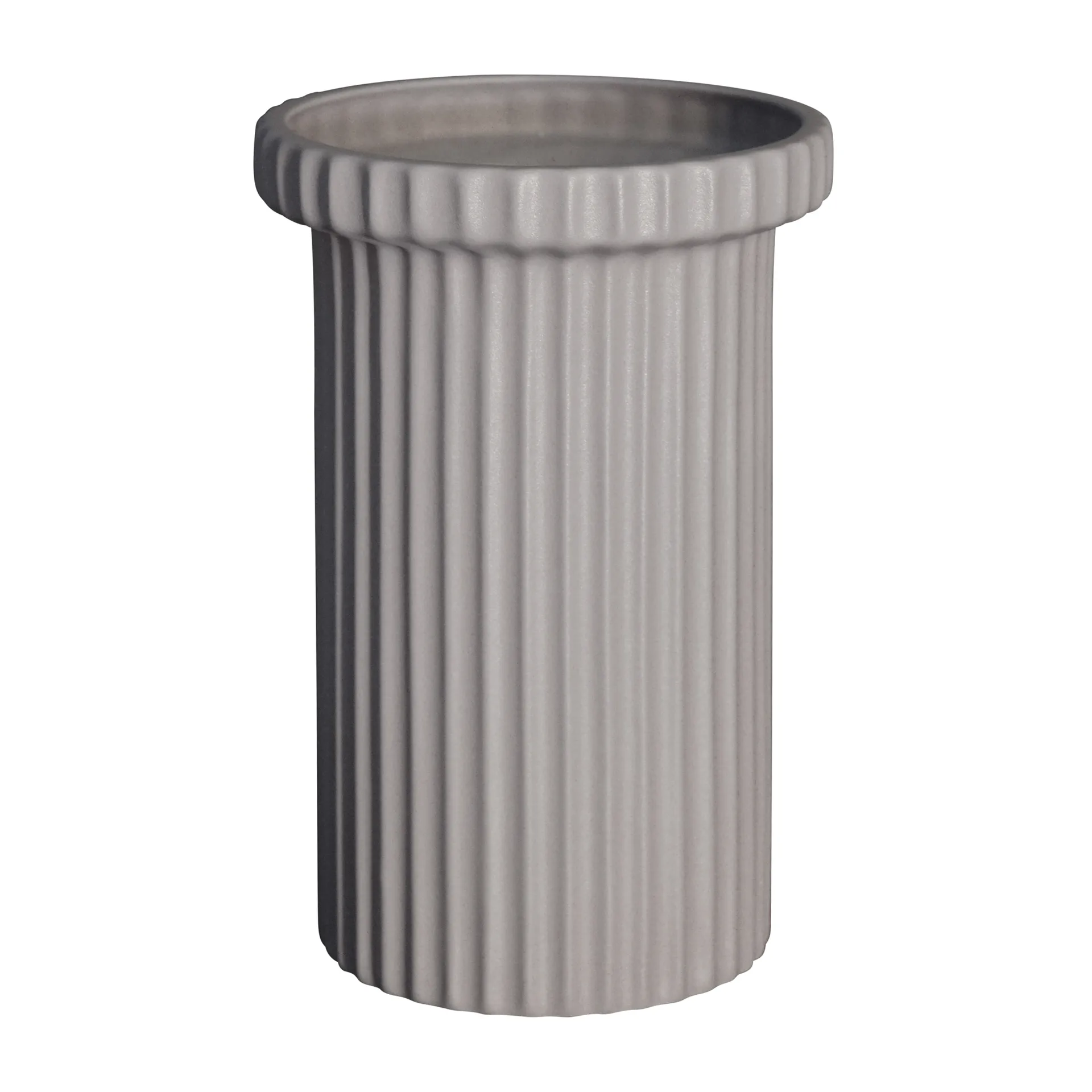 Stripe potte stor h22 cm Ø12 cm, Sandy mole DBKD