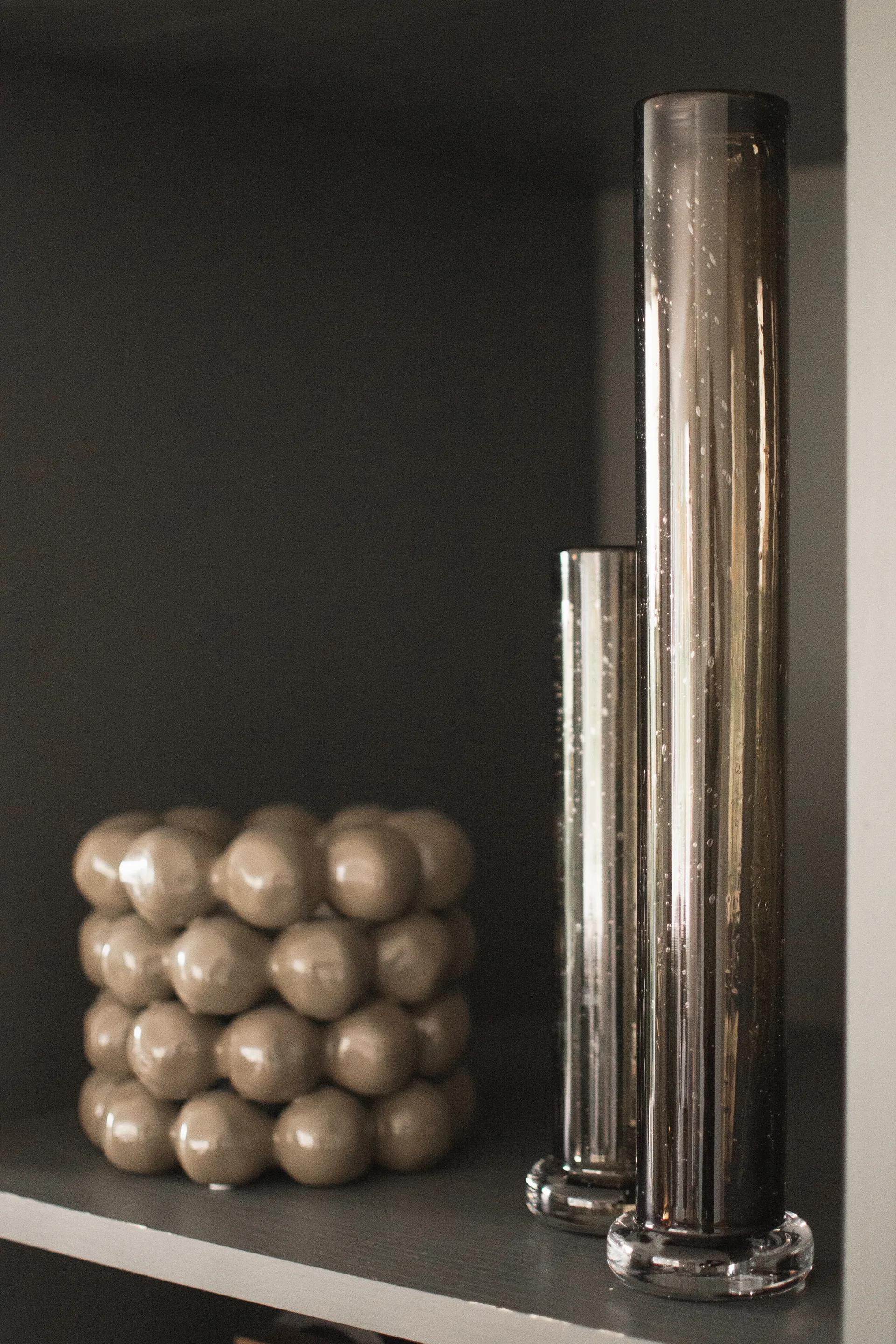 Tall vase, Brown, 40 cm DBKD