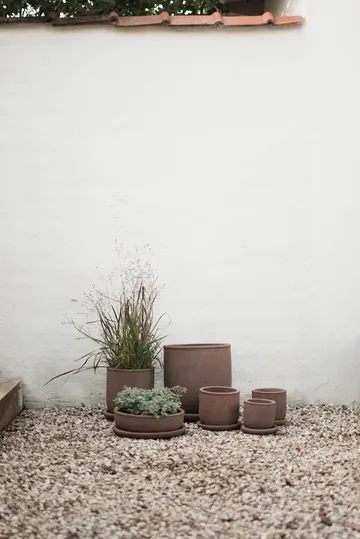 Terra bowl krukke - Brown, Ø30x10,5 cm - DBKD