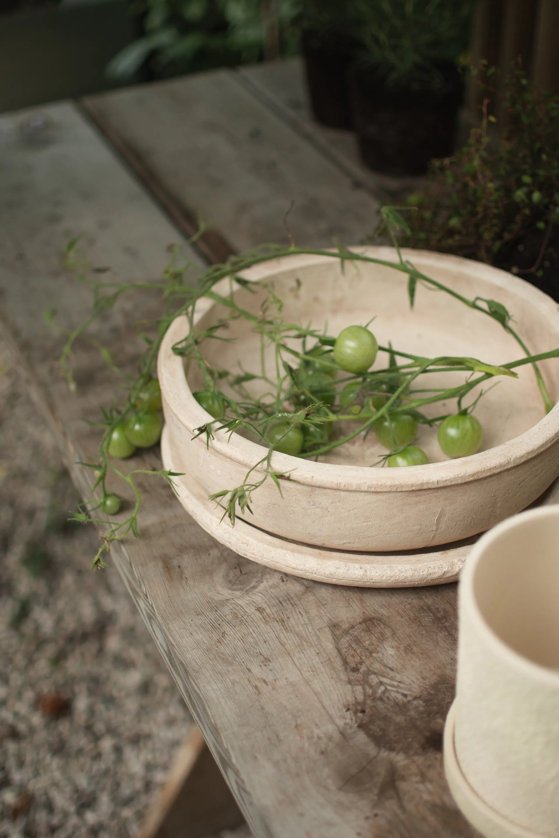 Terra bowl krukke, Sand, Ø30x10,5 cm DBKD