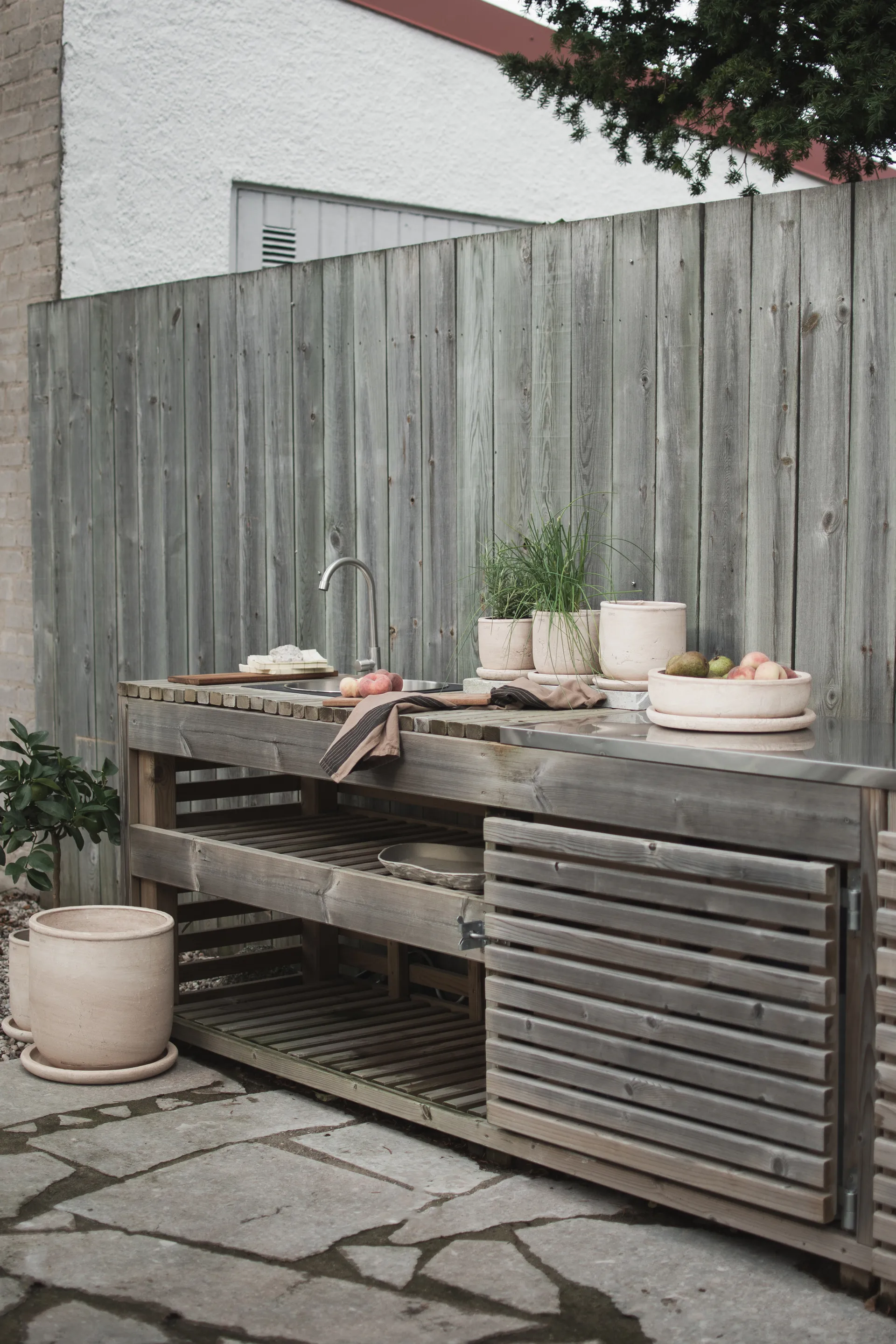 Terra bowl krukke, Sand, Ø30x10,5 cm DBKD