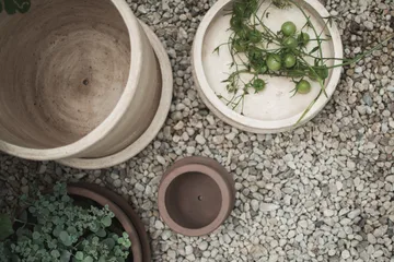 Terra bowl krukke - Sand, Ø30x10,5 cm - DBKD