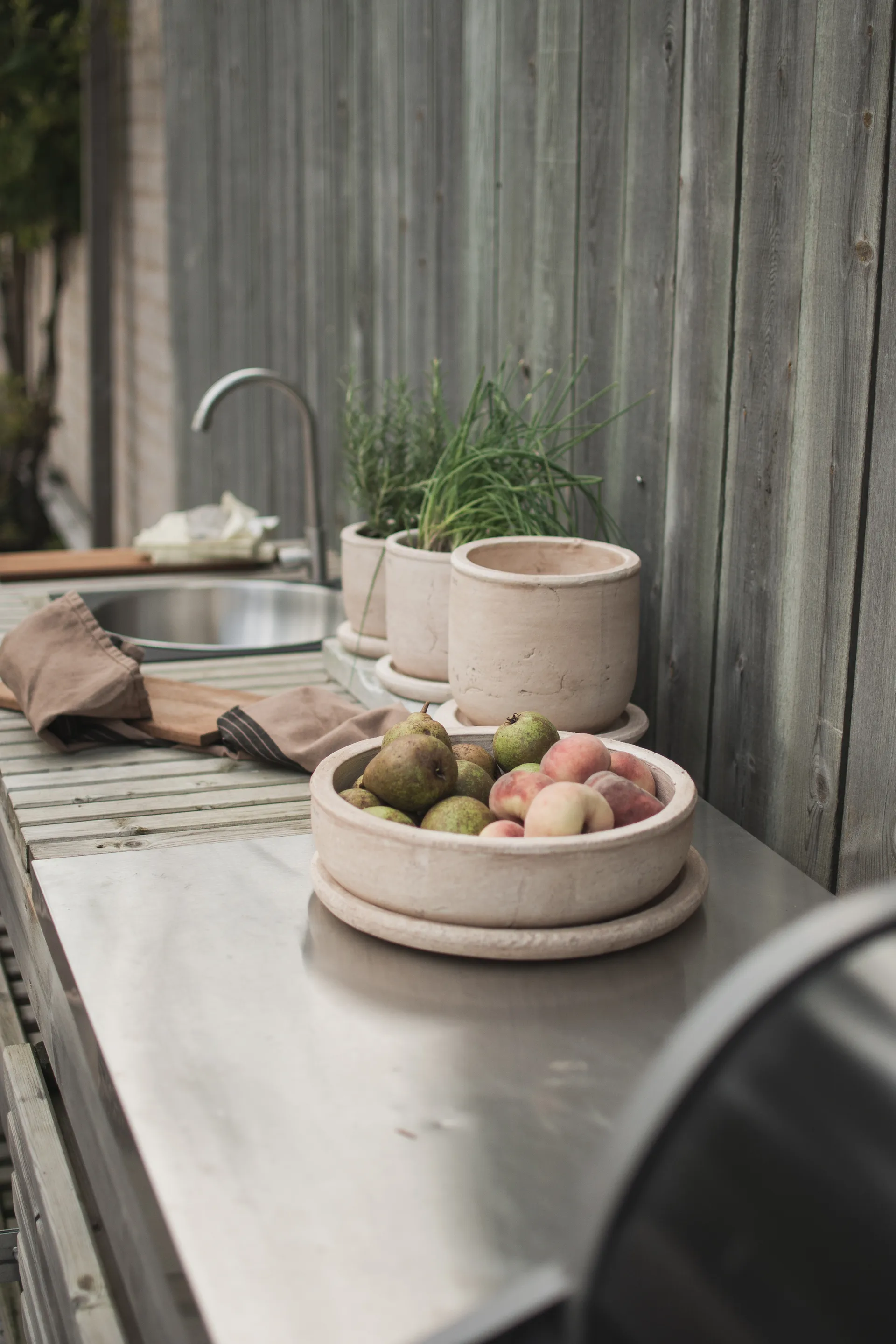 Terra bowl krukke, Sand, Ø30x10,5 cm DBKD