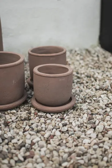 Terra krukke - Brown, Ø14x14 cm - DBKD