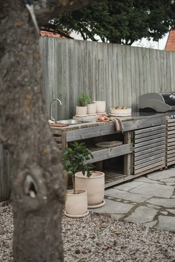 Terra krukke - Sand, Ø23x26 cm - DBKD