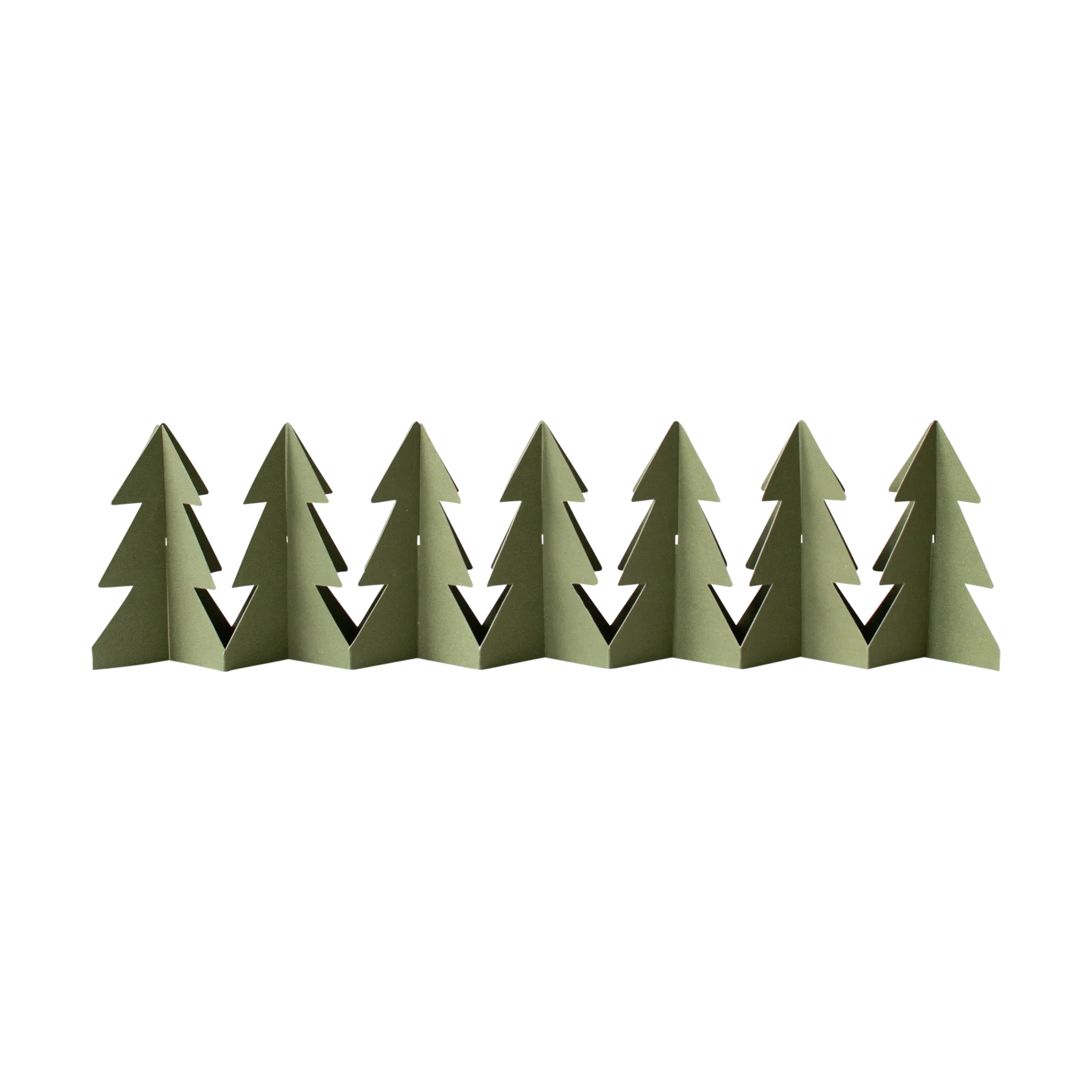 Tree in a row dekorasjon 60 cm, Green, 7x60 cm DBKD