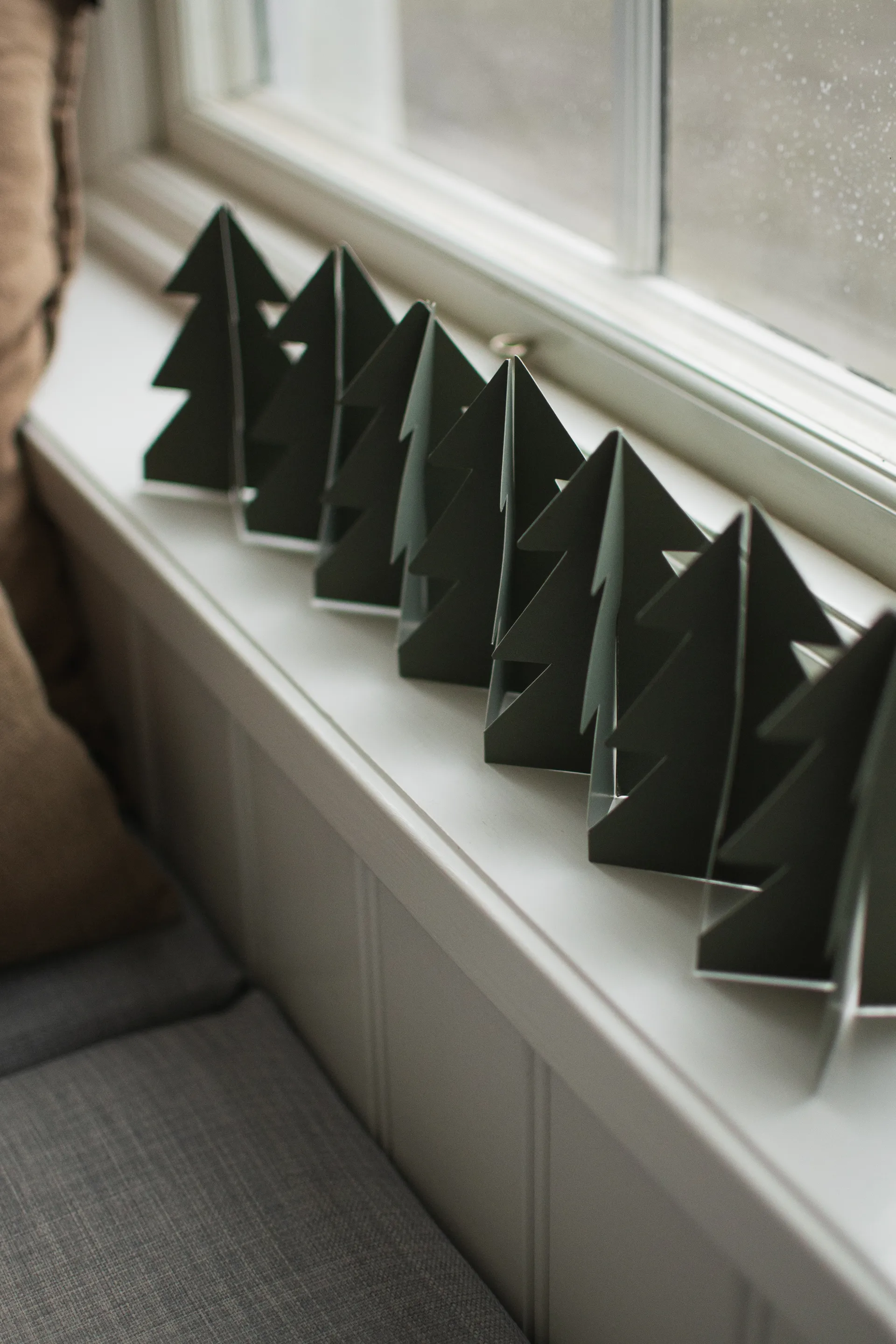 Tree in a row dekorasjon 60 cm, Green DBKD