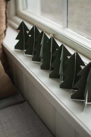 Tree in a row dekorasjon 60 cm - Green - DBKD