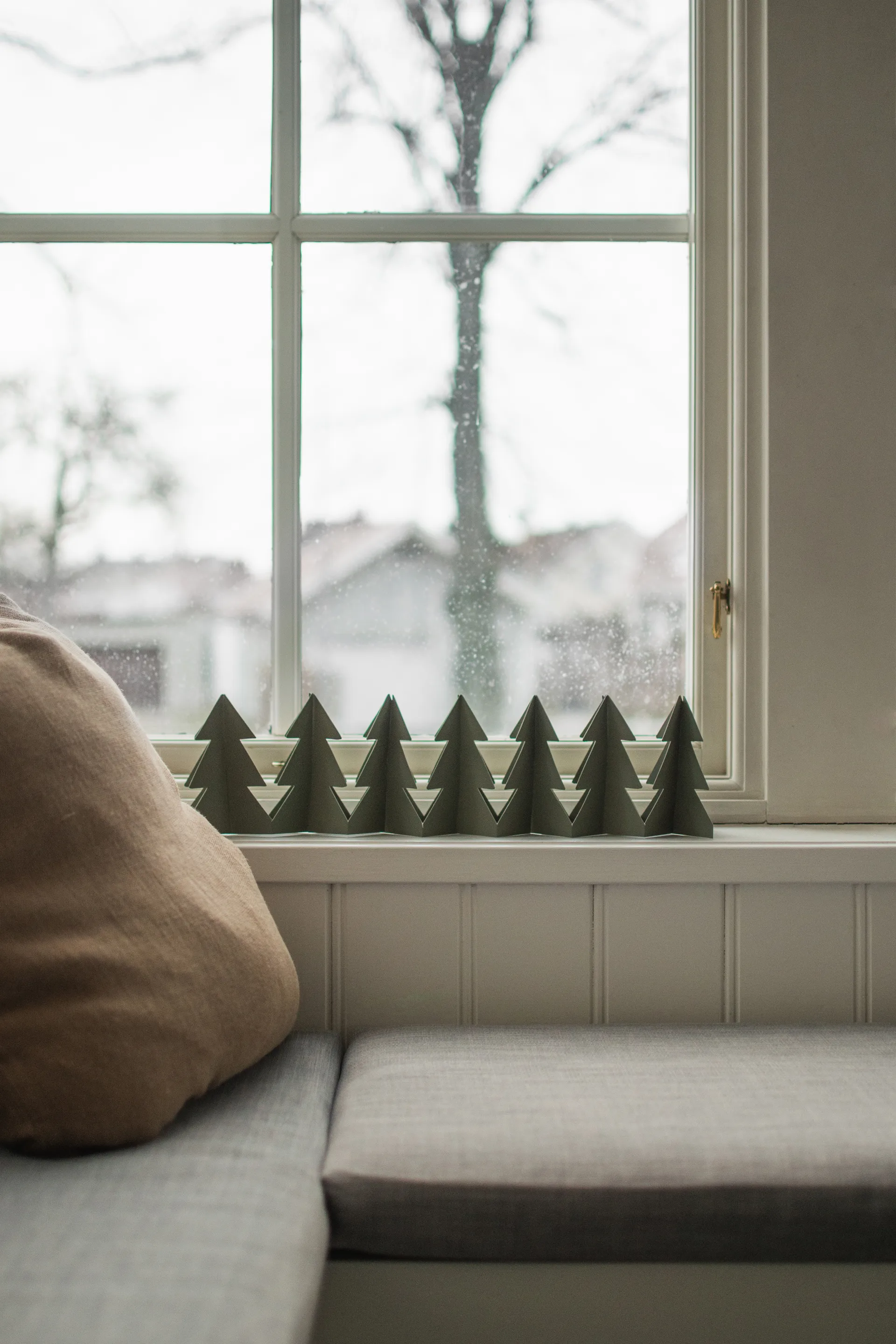 Tree in a row dekorasjon 60 cm, Green DBKD