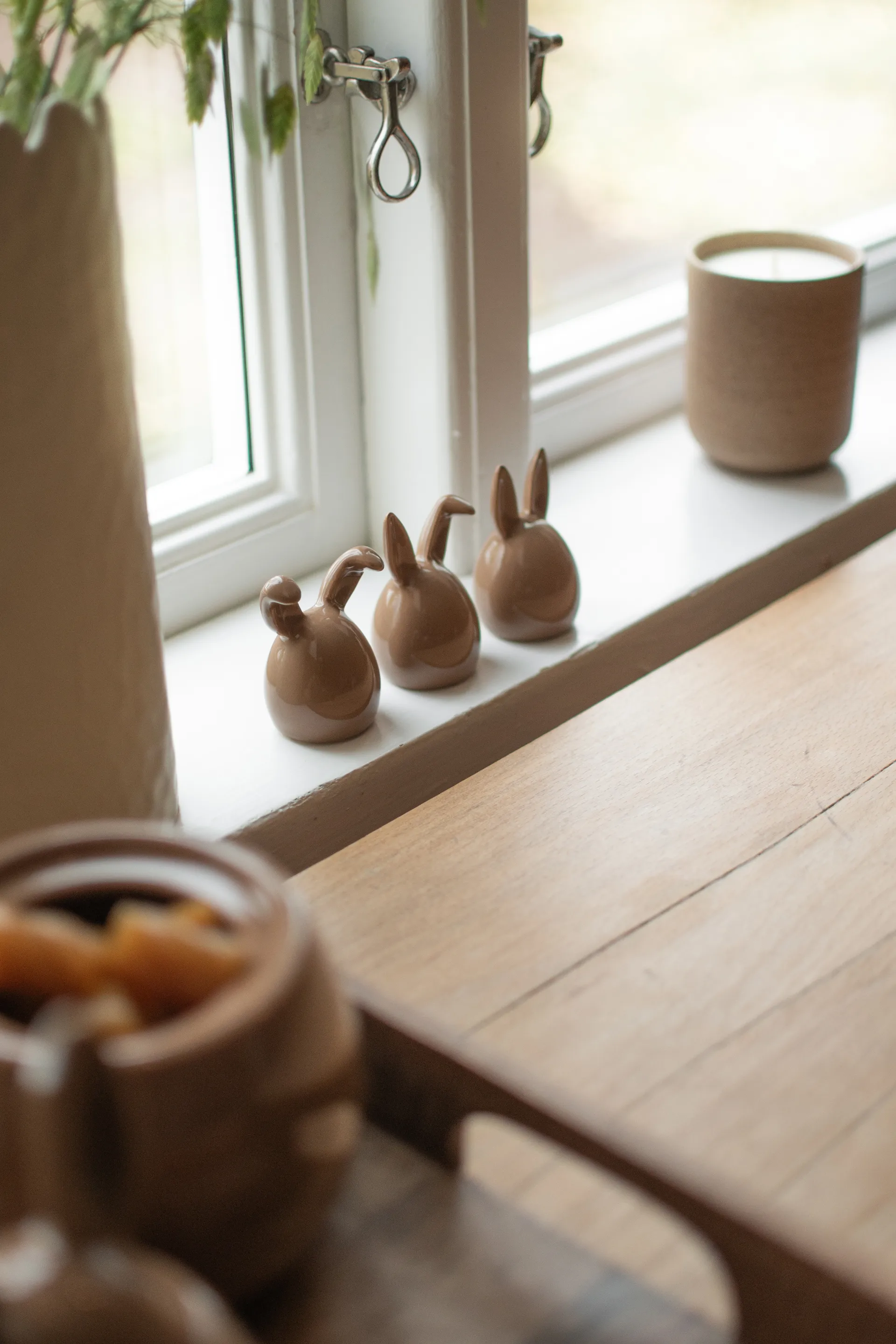 Triplets påskehare 3-pakning, Shiny nougat DBKD