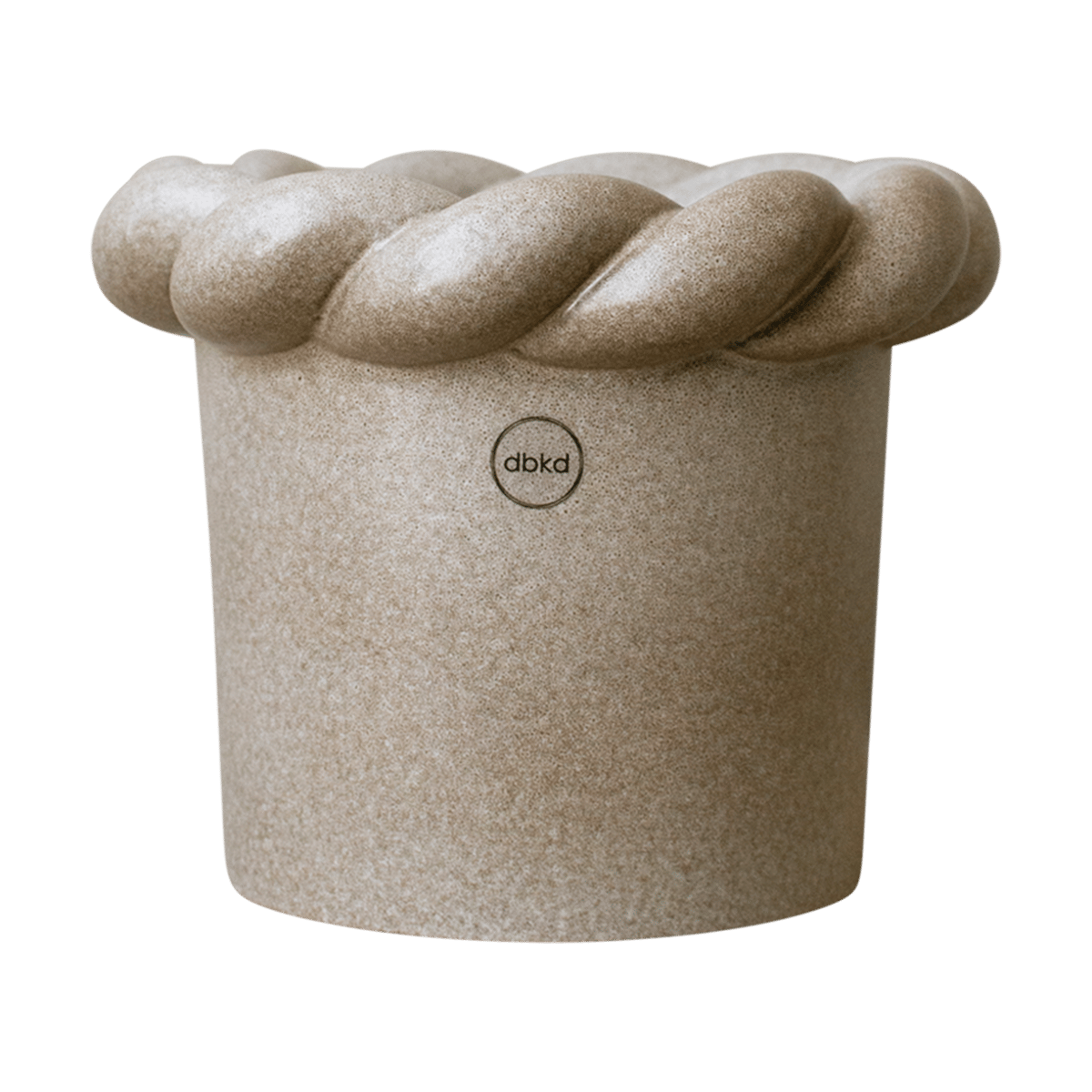 Bilde av DBKD Twine krukke Ø14 cm Beige