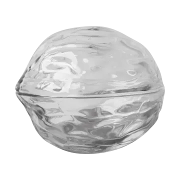 Walnut skål med lokk - Clear - DBKD
