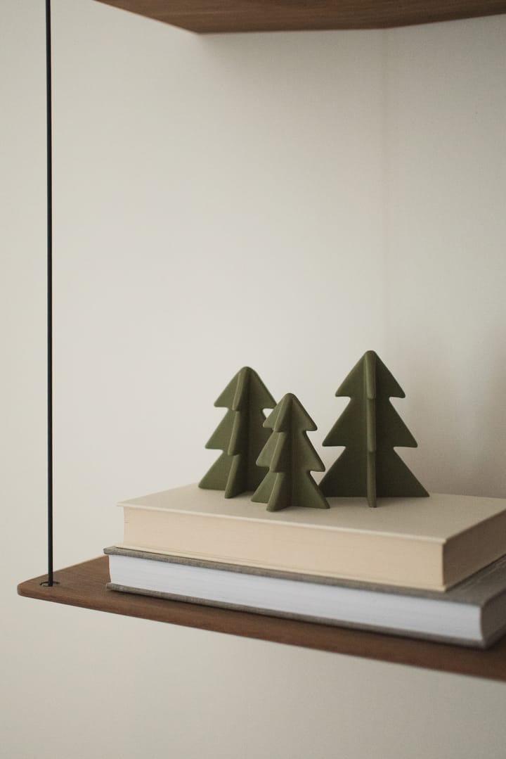 Winter tree dekorasjon, Green, 8 cm DBKD