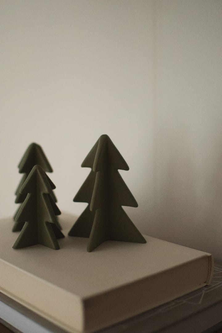 Winter tree dekorasjon, Green, 9,5 cm DBKD