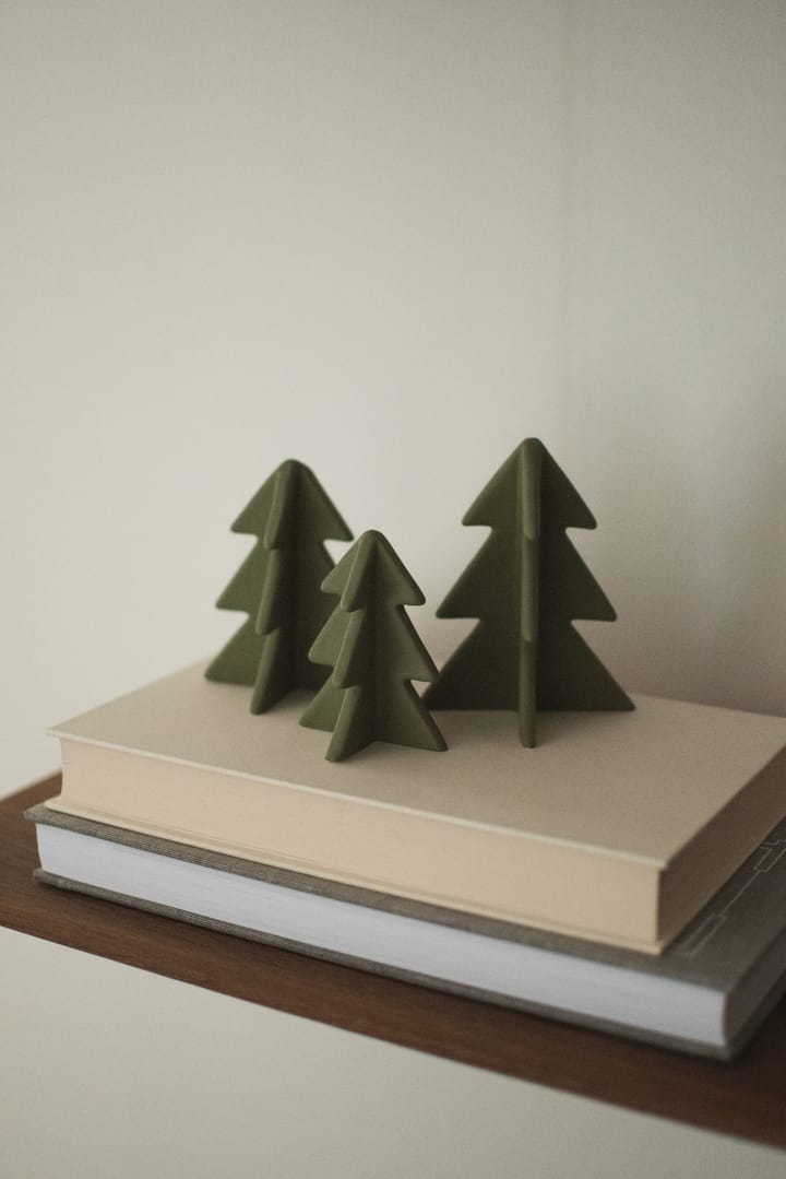 Winter tree dekorasjon, Green, 9,5 cm DBKD