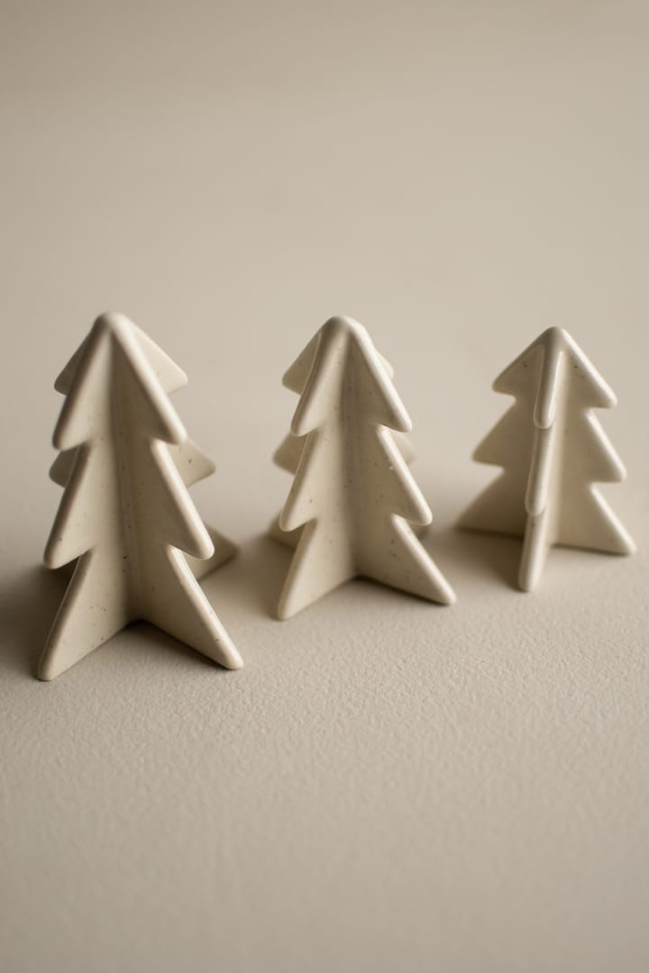 Winter tree dekorasjon, Vanilla, 8 cm DBKD